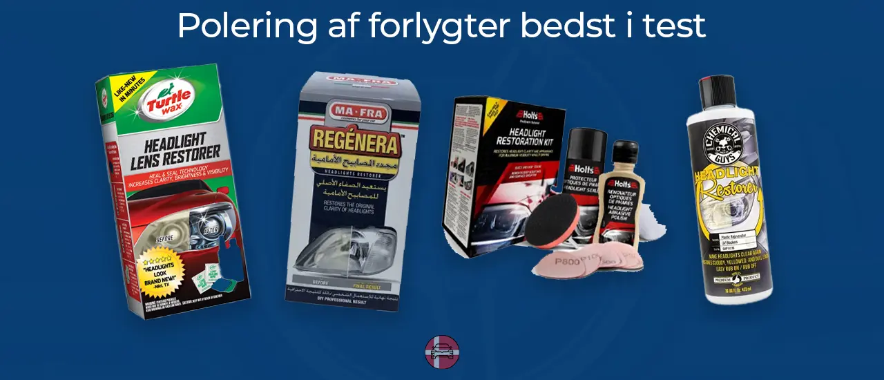 Polering af forlygter bedst i test